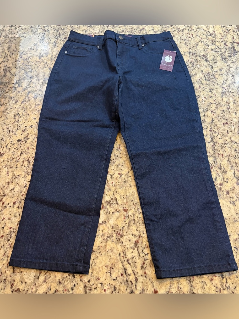 Gloria Vanderbilt Dark Blue Women's Capris